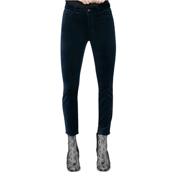 EUC Paige Hoxton Velvet High Rise Ankle Jeans, size 29